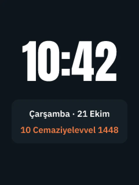hicri saat yüzü